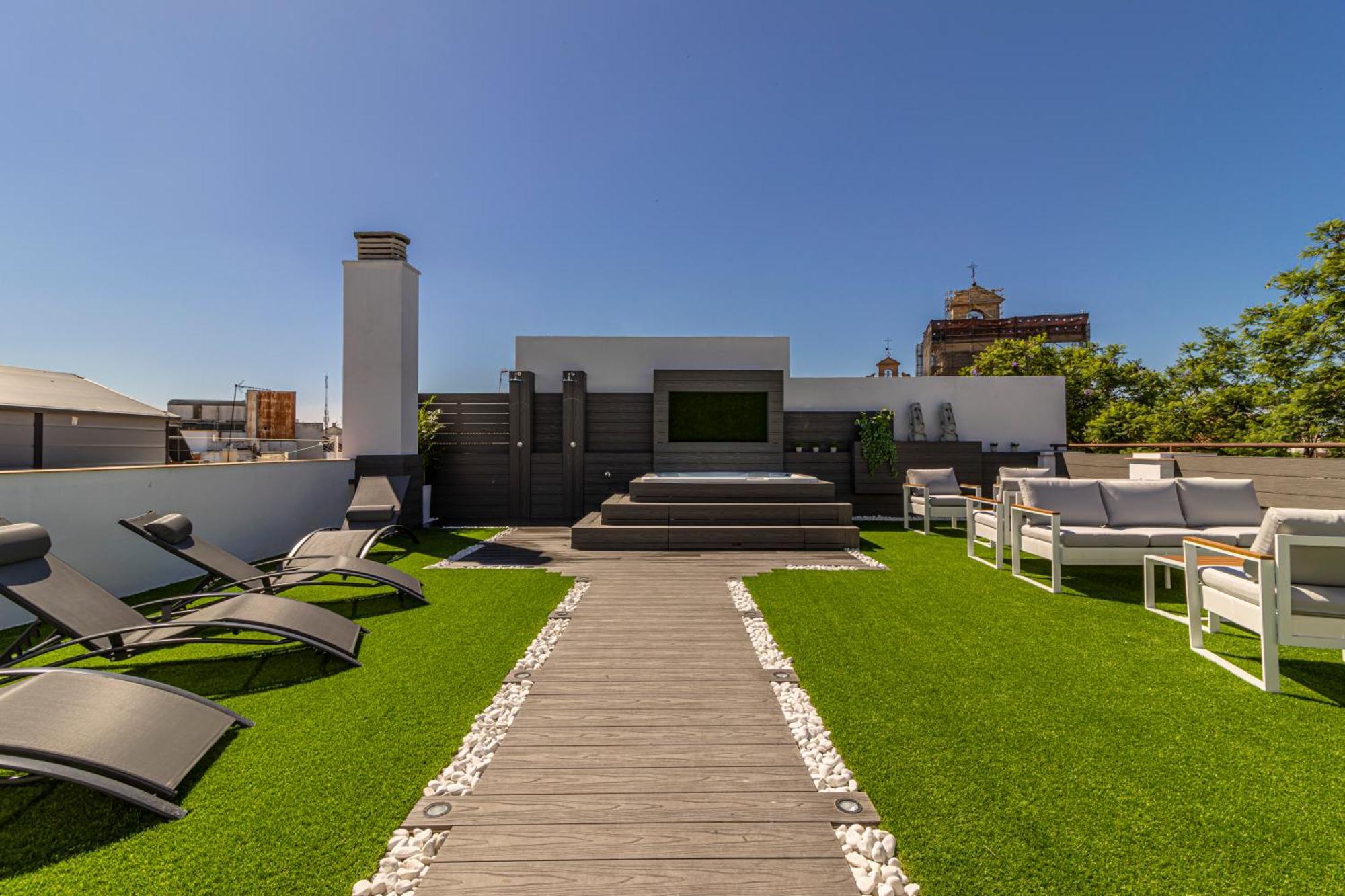 Allo Apartments Plateros Centro Jacuzzi Comunitario Херес-де-ла-Фронтера Экстерьер фото
