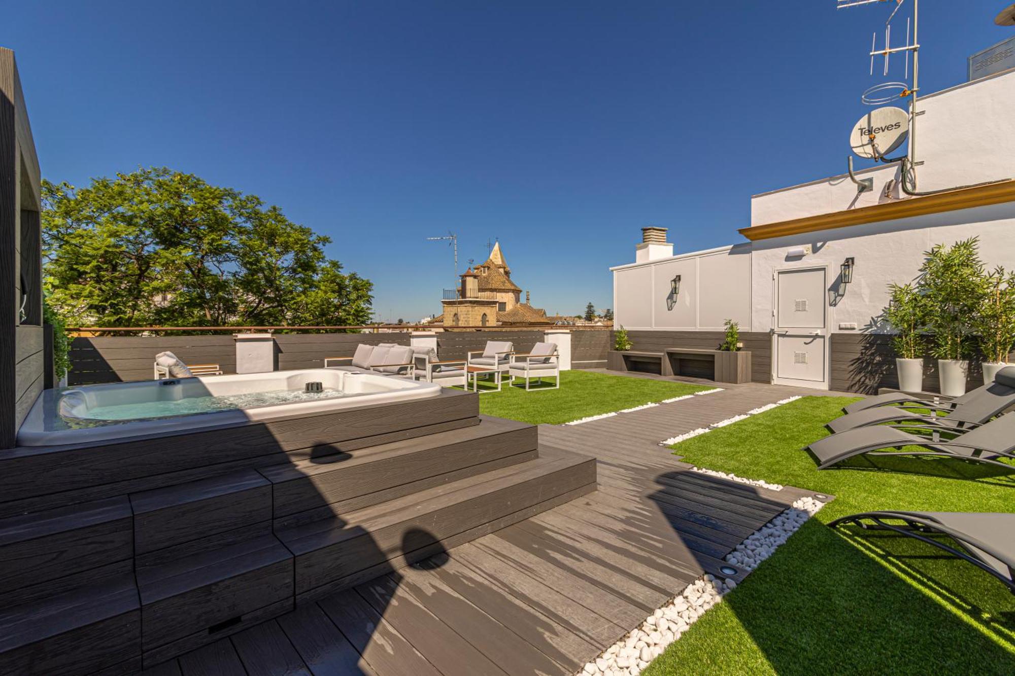 Allo Apartments Plateros Centro Jacuzzi Comunitario Херес-де-ла-Фронтера Экстерьер фото